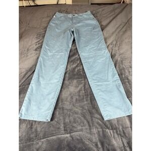 Lauren Jeans Co Ralph Lauren Lightweight Pants Size 6 Blue Green Straight Leg